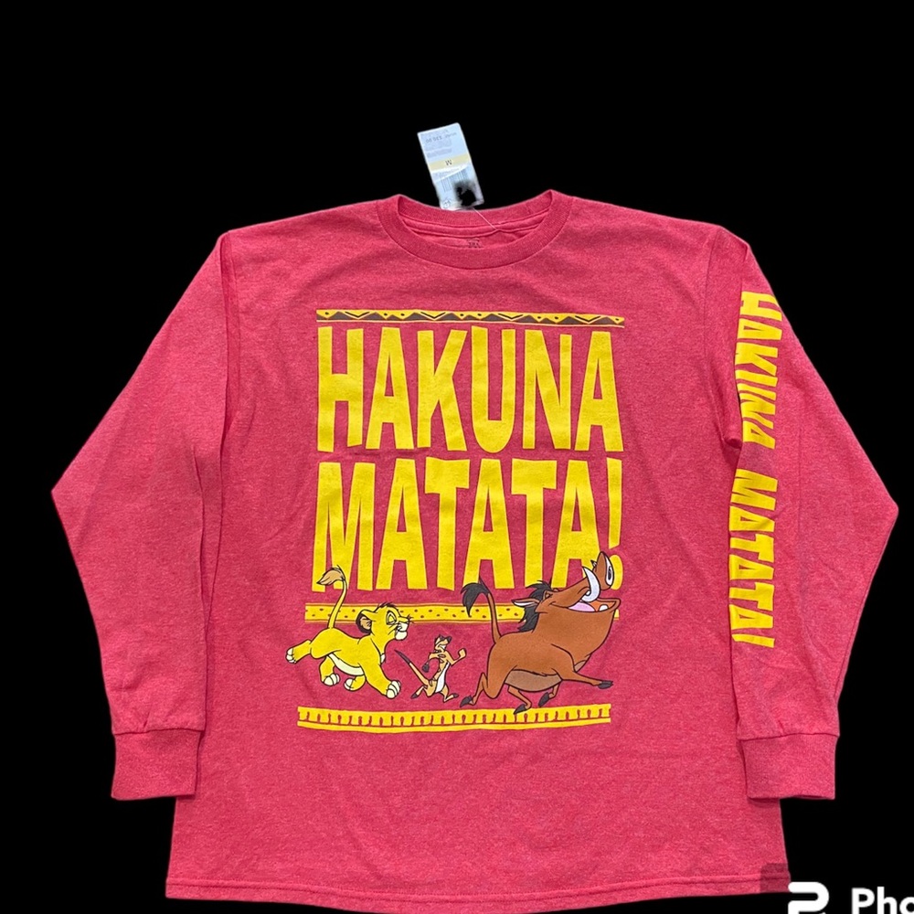 The Lion King Long Sleeve Shirt  Youth Size M